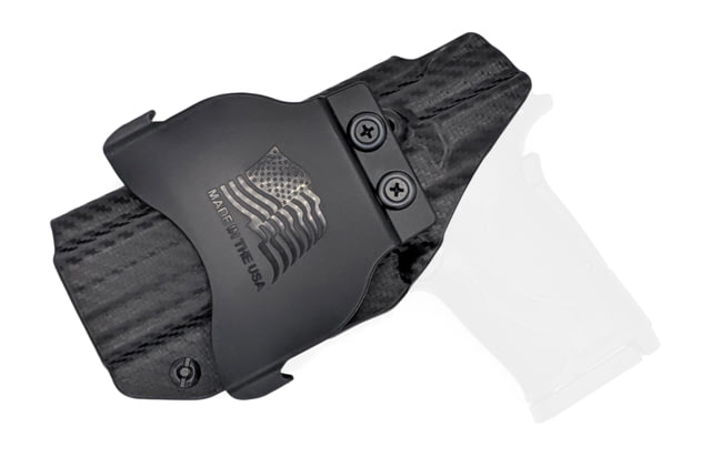 Rounded OWB Paddle Holster S&W M&P SHIELD 9mm EZ Right Hand Black - Rounded