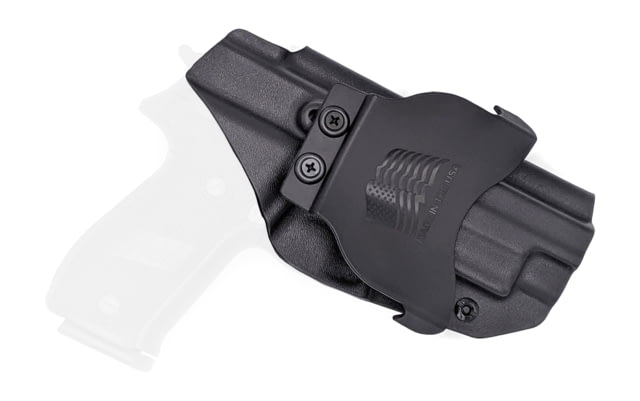 Rounded OWB Paddle Holster Sig Sauer P320 XFIVE LEGION Left Hand Black - Rounded