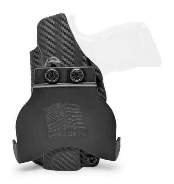 Rounded OWB KYDEX Paddle Holster Sig Sauer P365 Right Hand Carbon Fiber - Rounded Gear