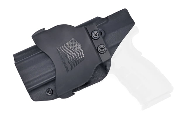 Rounded OWB KYDEX Paddle Holster Springfield XD 4in Full Size Service Model Gen1 RH Black - Rounded Gear