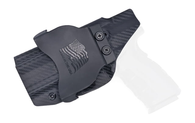 Rounded OWB KYDEX Paddle Holster Springfield XD 4in Full Size Service Model Gen1 RH Carbon Fiber - Rounded Gear