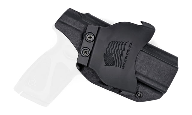 Rounded OWB KYDEX Paddle Holster Taurus GX4 Left Hand Black - Rounded