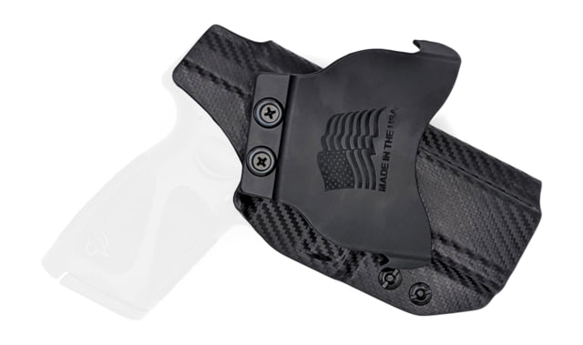 Rounded OWB KYDEX Paddle Holster Taurus G3 Left Hand Carbon Fiber - Rounded