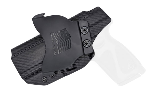 Rounded OWB KYDEX Paddle Holster Taurus G3 Right Hand Carbon Fiber - Rounded