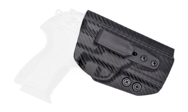 Rounded Tuckable IWB KYDEX Holster Beretta PX4 Storm Compact 9/40 Right Hand Carbon Fiber Black CEB000432 - Rounded