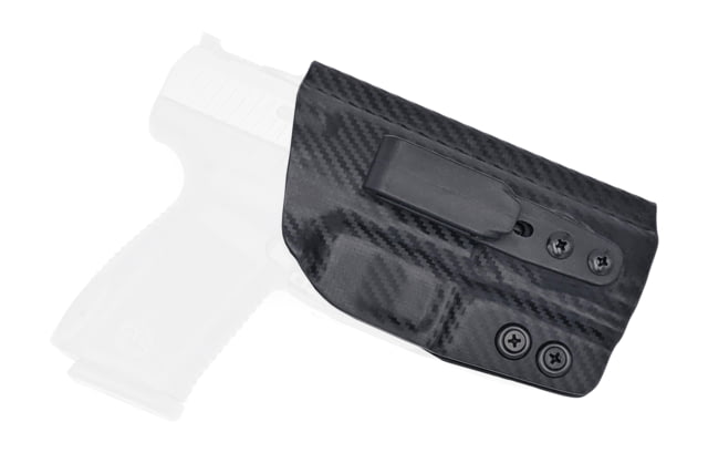 Rounded Tuckable IWB KYDEX Holster Canik TP9SA Right Hand Carbon Fiber Black CEB000162 - Rounded