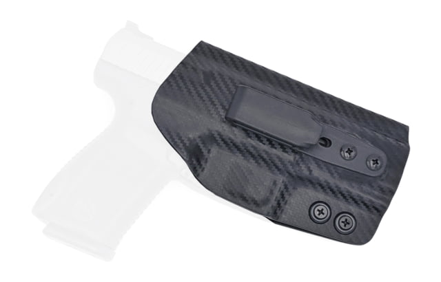 Rounded Tuckable IWB KYDEX Holster Canik TP9 Sub Compact Left Hand Carbon Fiber - Rounded