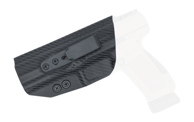Rounded Tuckable IWB KYDEX Holster Canik TP9SFX Left Hand Carbon Fiber - Rounded