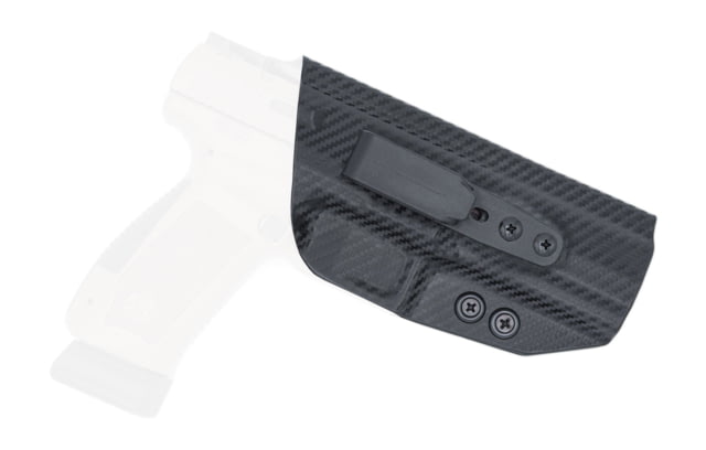 Rounded Tuckable IWB KYDEX Holster Canik TP9SFX Right Hand Carbon Fiber - Rounded