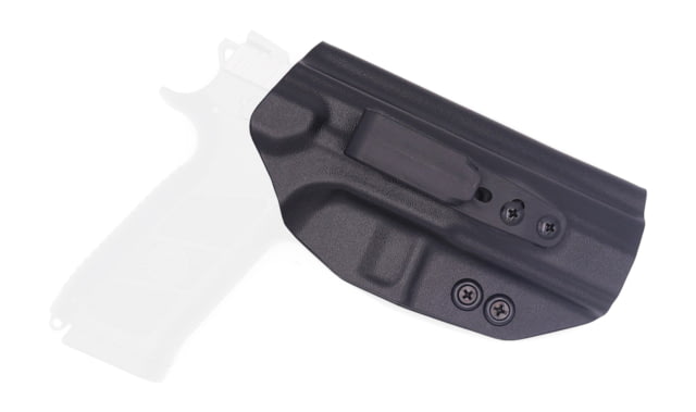 Rounded Tuckable IWB KYDEX Holster CZ P-07 Ambidextrous Black CEB000434 - Rounded