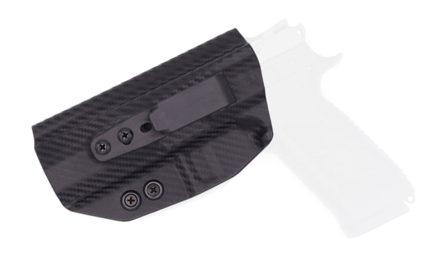 Rounded Tuckable IWB KYDEX Holster CZ P-07 Left Hand Carbon Fiber Black CEB000439 - Rounded