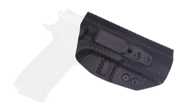 Rounded Tuckable IWB KYDEX Holster CZ P-07 Right Hand Carbon Fiber Black CEB000437 - Rounded