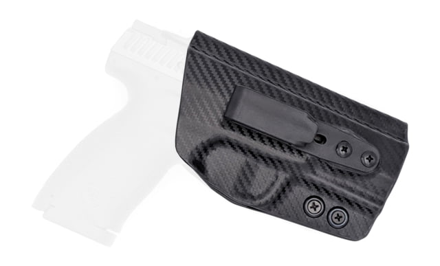 Rounded Tuckable IWB KYDEX Holster CZ P-10 C Right Hand Carbon Fiber - Rounded