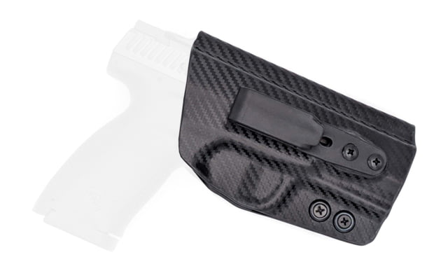 Rounded Tuckable IWB KYDEX Holster CZ P-10 F Right Hand Carbon Fiber - Rounded