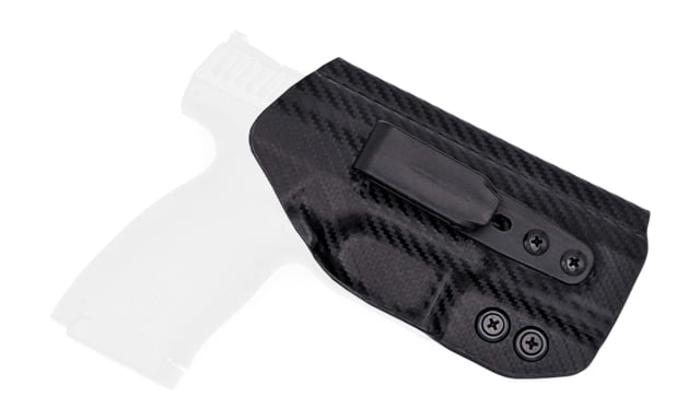Rounded Tuckable IWB KYDEX Holster CZ P-10 S Ambidextrous Carbon Fiber - Rounded