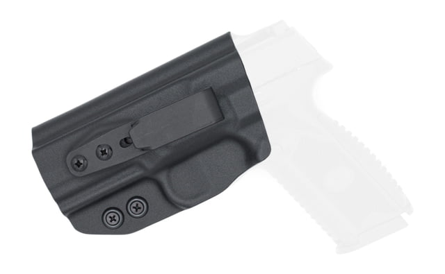 Rounded Tuckable IWB KYDEX Holster FN Herstal 509 Compact Left Hand Black - Rounded