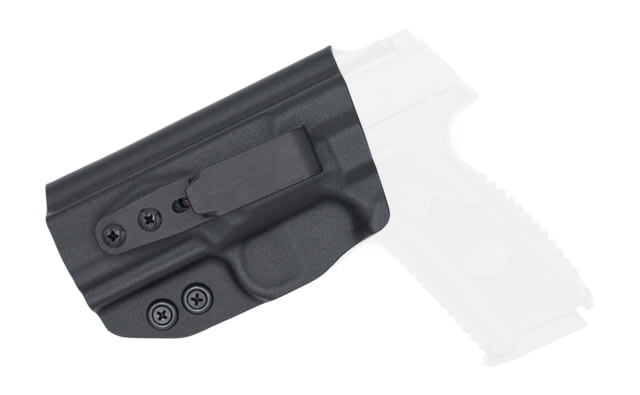 Rounded Tuckable IWB KYDEX Holster FN Herstal 509 Left Hand Black - Rounded