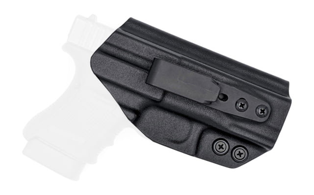 Rounded Tuckable IWB KYDEX Holster Glock 29/30/30SF Ambidextrous Black - Rounded