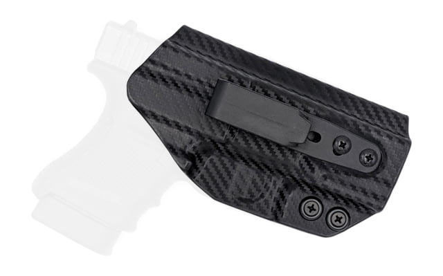 Rounded Tuckable IWB KYDEX Holster Glock 29/30/30SF Ambidextrous Carbon Fiber - Rounded