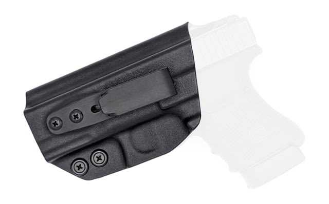 Rounded Tuckable IWB KYDEX Holster Glock 29/30/30SF Left Hand Black - Rounded