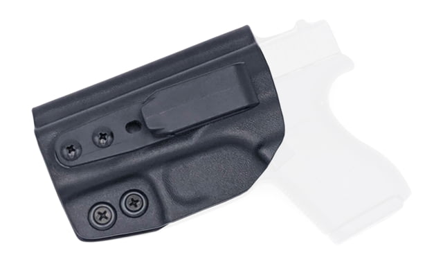 Rounded Tuckable IWB KYDEX Holster Glock 42 Left Hand Black CEB000073 - Rounded