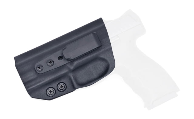 Rounded Tuckable IWB KYDEX Holster Heckler & Koch VP9 Left Hand Black - Rounded
