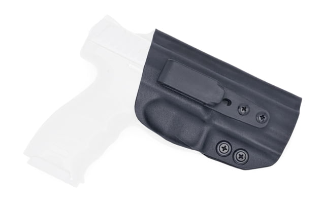 Rounded Tuckable IWB KYDEX Holster Heckler & Koch VP9 Right Hand Black - Rounded