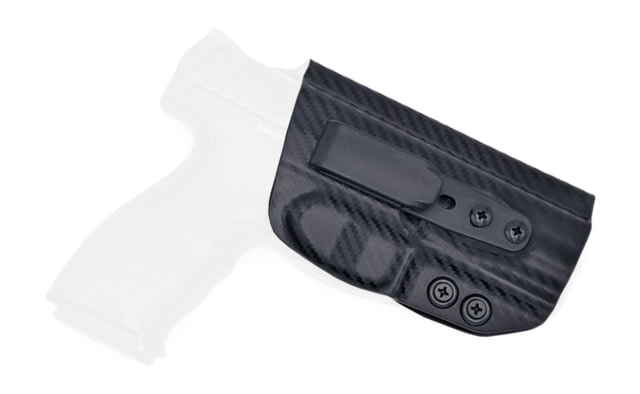 Rounded Tuckable IWB KYDEX Holster Heckler & Koch VP9 Right Hand Carbon Fiber - Rounded