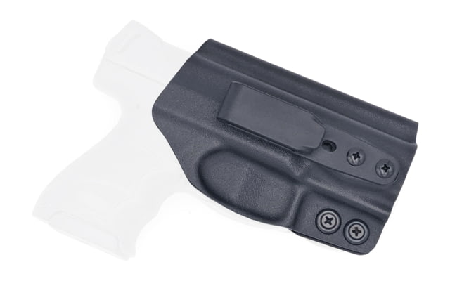 Rounded Tuckable IWB KYDEX Holster Heckler & Koch VP9SK Ambidextrous Black - Rounded