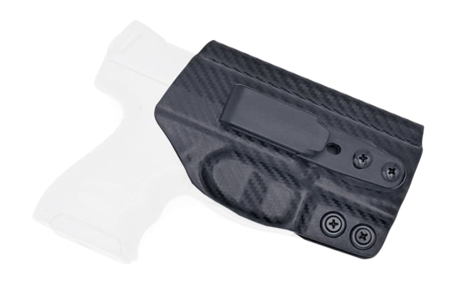 Rounded Tuckable IWB KYDEX Holster Heckler & Koch VP9SK Ambidextrous Carbon Fiber - Rounded
