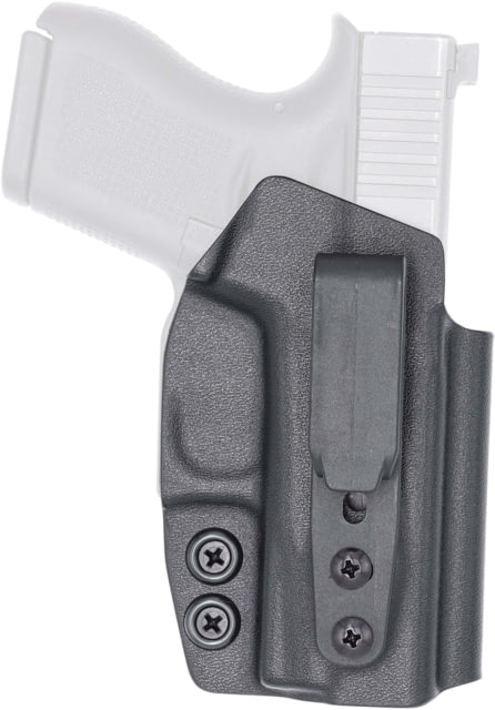 Rounded Tuckable IWB KYDEX Holster Optics Ready for Glock 43 Ambidextrous Black - Rounded