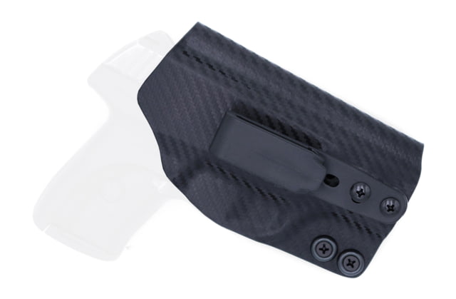 Rounded Tuckable IWB KYDEX Holster Ruger LC9/LC9s/LC380/EC9s Ambidextrous Carbon Fiber - Rounded