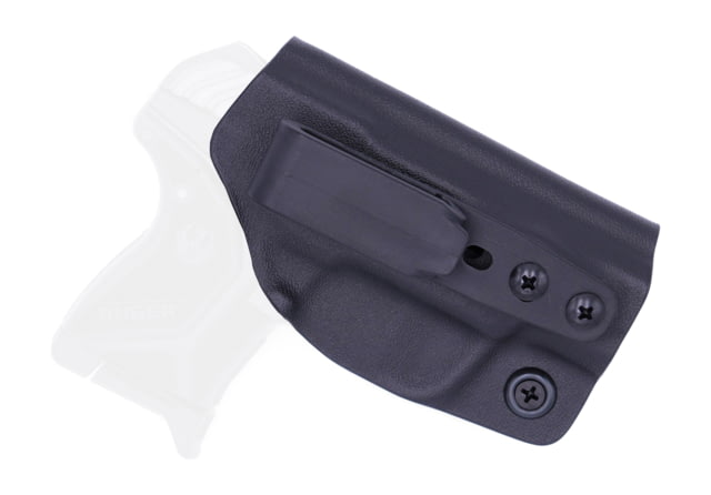 Rounded Tuckable IWB KYDEX Holster Ruger LCP 2 Ambidextrous Black CEB000514 - Rounded