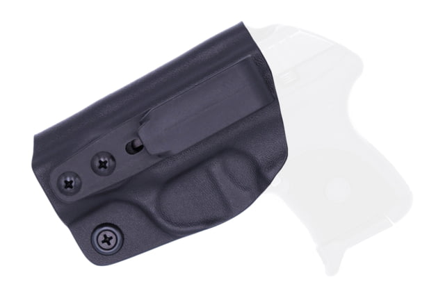 Rounded Tuckable IWB KYDEX Holster Ruger LCP Left Hand Black CEB000494 - Rounded