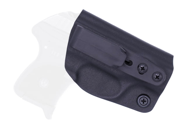 Rounded Tuckable IWB KYDEX Holster Ruger LCP Right Hand Black CEB000492 - Rounded
