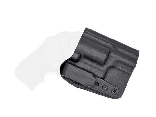 Rounded Tuckable IWB KYDEX Holster Ruger LCR/LCRx Ambidextrous Black - Rounded