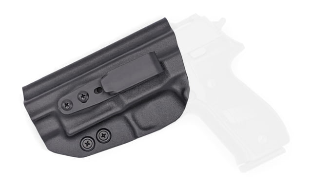 Rounded Tuckable IWB KYDEX Holster Sig Sauer P220 w/Rail Left Hand Black CEB000565 - Rounded