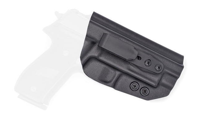 Rounded Tuckable IWB KYDEX Holster Sig Sauer P220 w/Rail Right Hand Black CEB000563 - Rounded