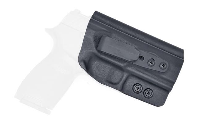 Rounded Tuckable IWB KYDEX Holster Sig Sauer P320 Full Size Right Hand Black - Rounded