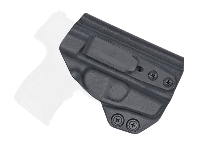 Rounded Tuckable IWB KYDEX Holster Sig Sauer P365 w/Lima Laser Ambidextrous Black - Rounded