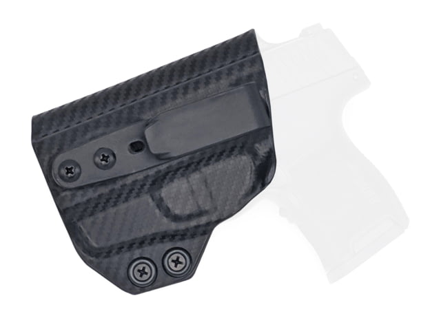 Rounded Tuckable IWB KYDEX Holster Sig Sauer P365 w/Lima Laser Left Hand Carbon Fiber - Rounded