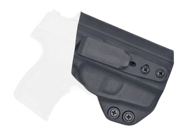 Rounded Tuckable IWB KYDEX Holster Sig Sauer P365 w/Lima Laser Right Hand Black - Rounded