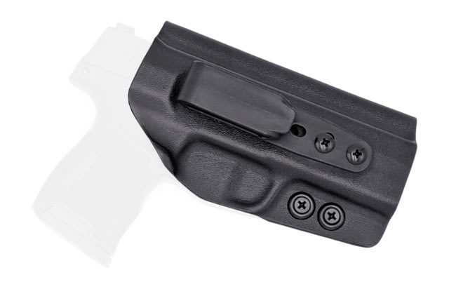 Rounded Tuckable IWB KYDEX Holster Sig Sauer P365 XL Ambidextrous Black - Rounded