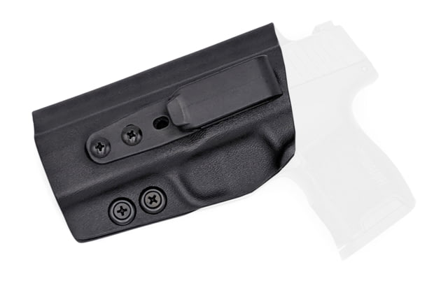 Rounded Tuckable IWB KYDEX Holster Sig Sauer P365 XL Left Hand Black - Rounded