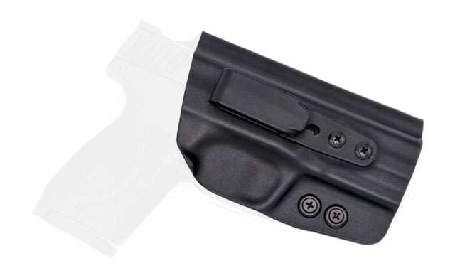 Rounded Tuckable IWB KYDEX Holster Smith & Wesson M&P 4.25in Right Hand Black - Rounded
