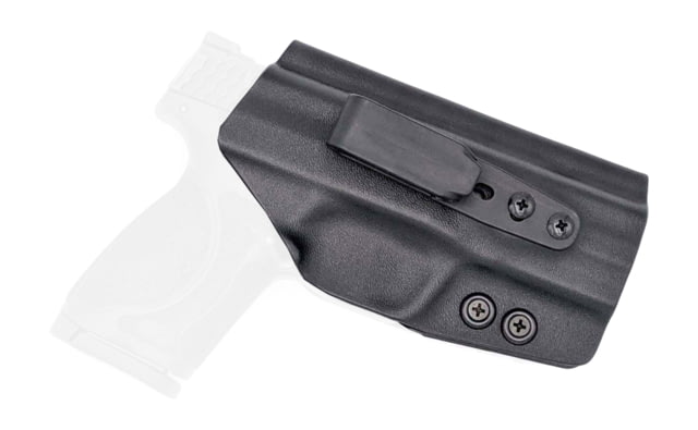Rounded Tuckable IWB KYDEX Holster Smith & Wesson M&P 9/40 M2.0 3.6in Compact/Sub-Compact Ambidextrous Black - Rounded
