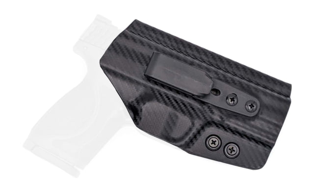 Rounded Tuckable IWB KYDEX Holster Smith & Wesson M&P 9/40 M2.0 3.6in Compact/Sub-Compact Ambidextrous Carbon Fiber - Rounded