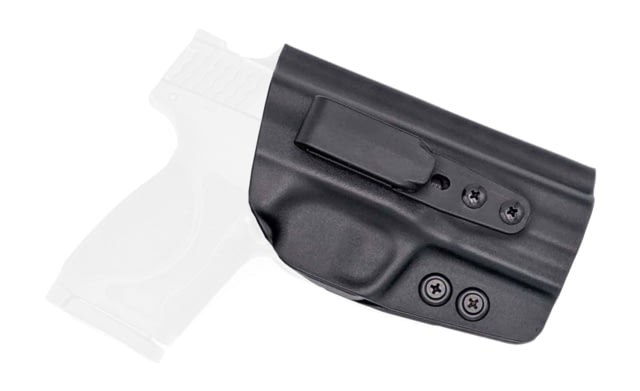 Rounded Tuckable IWB KYDEX Holster Smith & Wesson M&P 9/40 M2.0 3.6in Compact/Sub-Compact Right Hand Black - Rounded