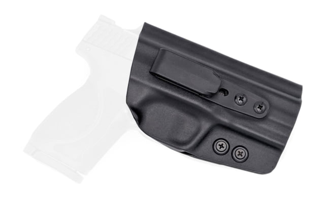 Rounded Tuckable IWB KYDEX Holster Smith & Wesson M&P M2.0 Right Hand Black - Rounded