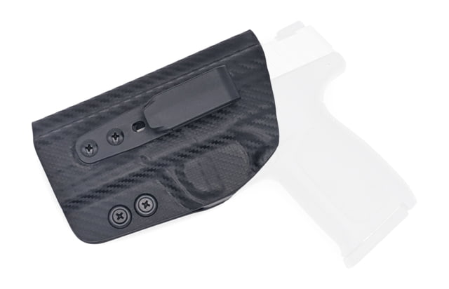 Rounded Tuckable IWB KYDEX Holster Smith & Wesson SD9VE/SD40VE Left Hand Carbon Fiber Black CEB000209 - Rounded